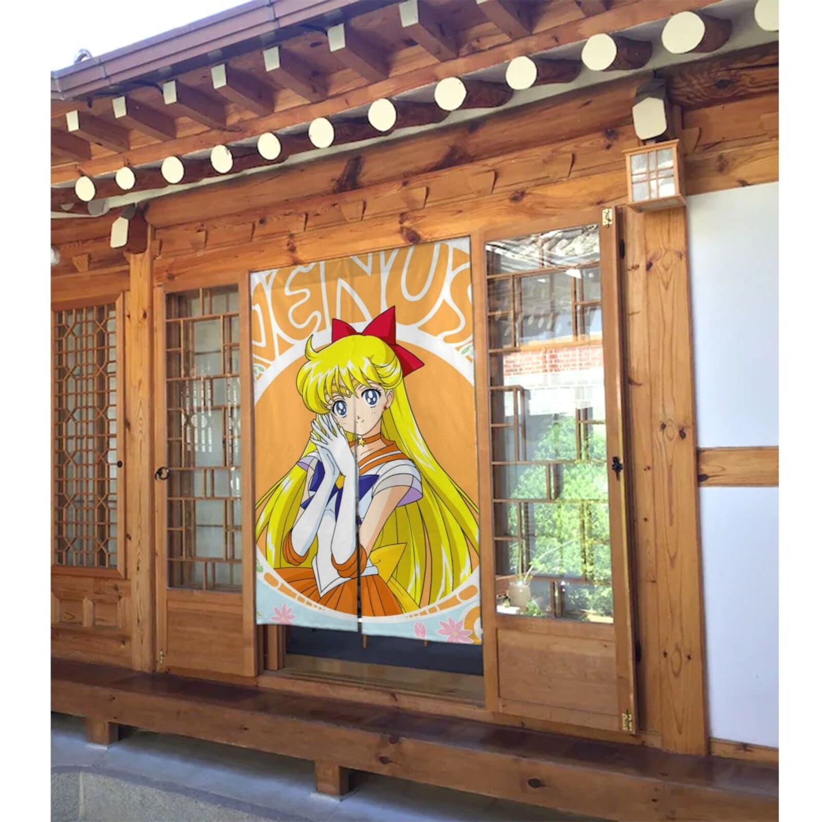 Amazon｜美少女戦士セーラームーン のれん暖簾 四季兼用 簡単取り付け